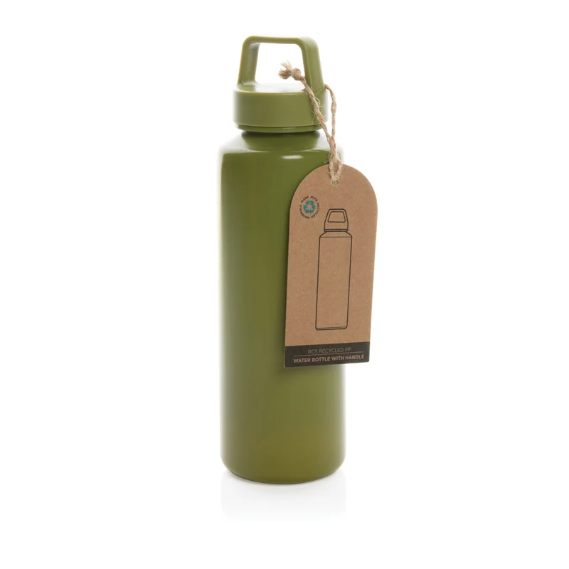 Wasserflasche mit Henkel aus RCS rPP