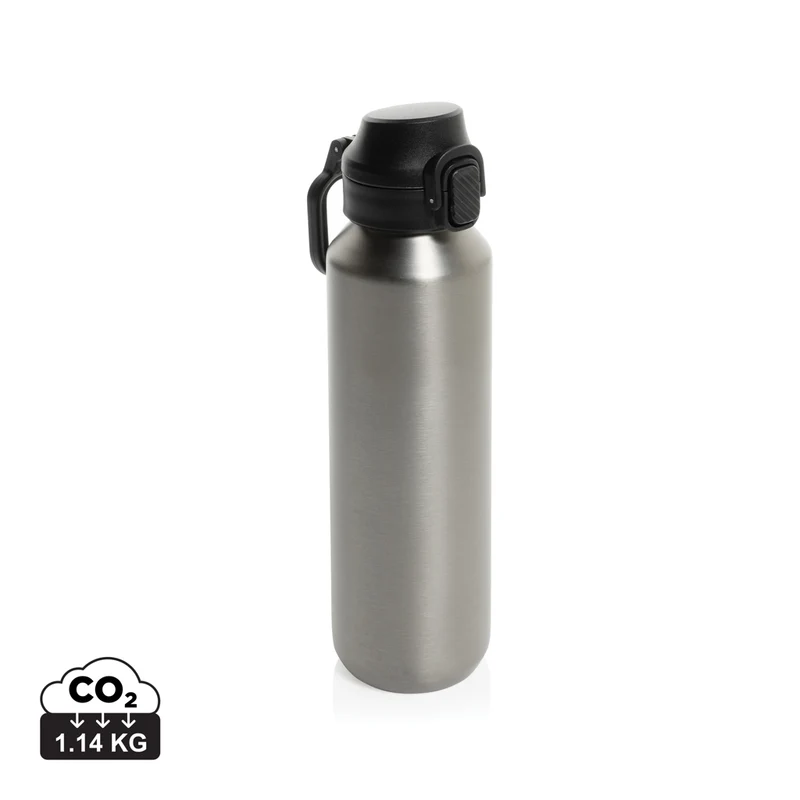 Via RCS Re-Steel Sportflasche mit Verschluss, 600ml