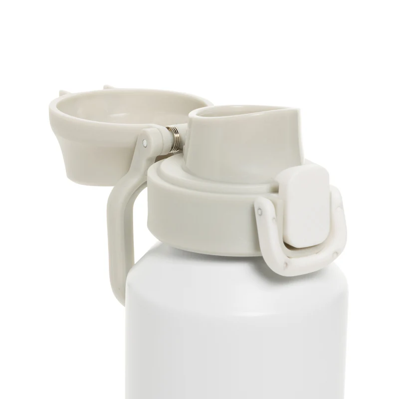 Via RCS Re-Steel Sportflasche mit Verschluss, 600ml