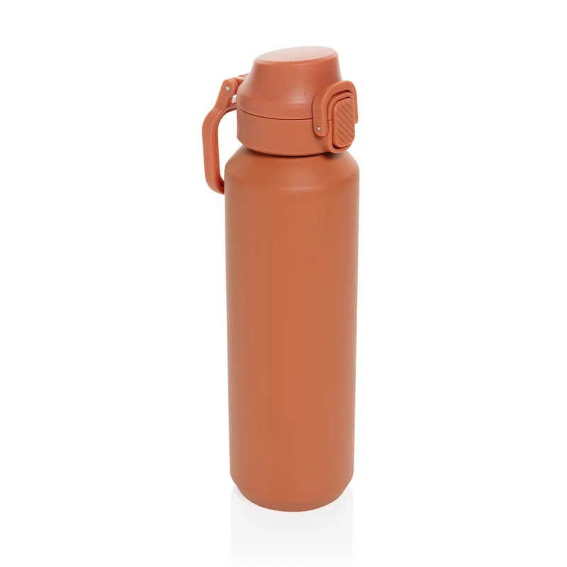Via RCS Re-Steel Sportflasche mit Verschluss, 600ml