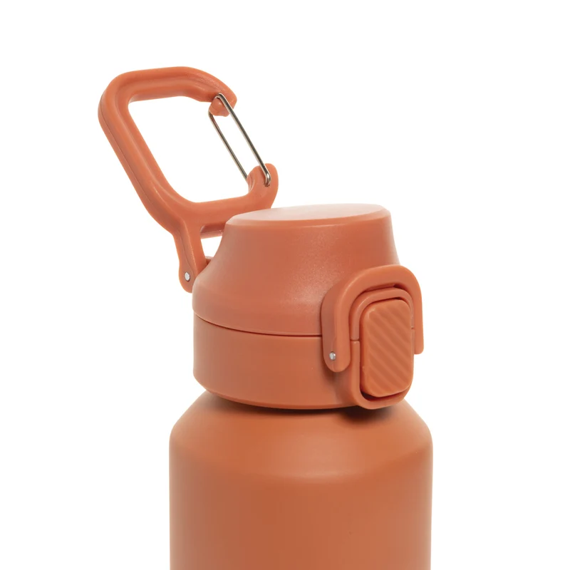 Via RCS Re-Steel Sportflasche mit Verschluss, 600ml