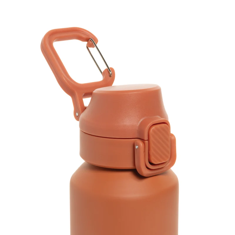 Via RCS Re-Steel Sportflasche mit Verschluss, 600ml
