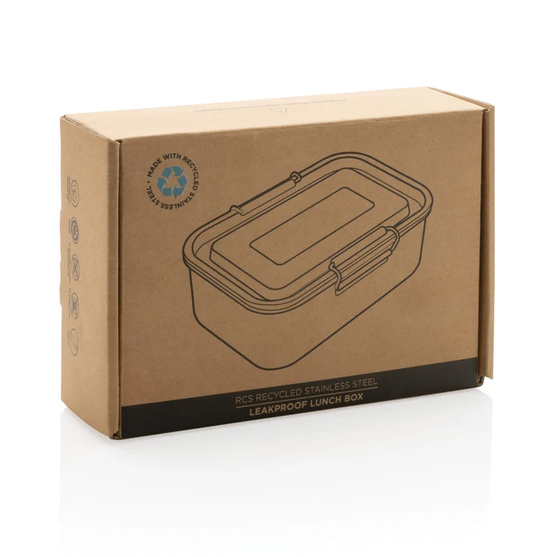 Auslaufsichere Lunchbox aus RCS recyceltem Stainless Steel