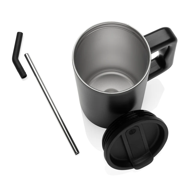 Cube Becher aus RCS recyceltem Stahl 800ml