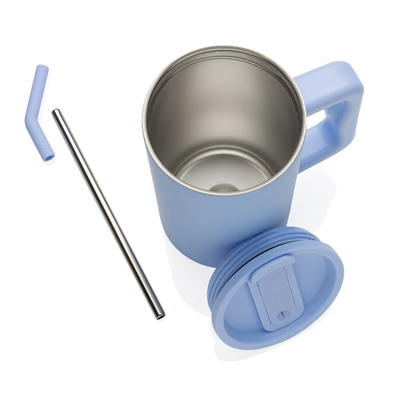 Cube Becher aus RCS recyceltem Stahl 800ml