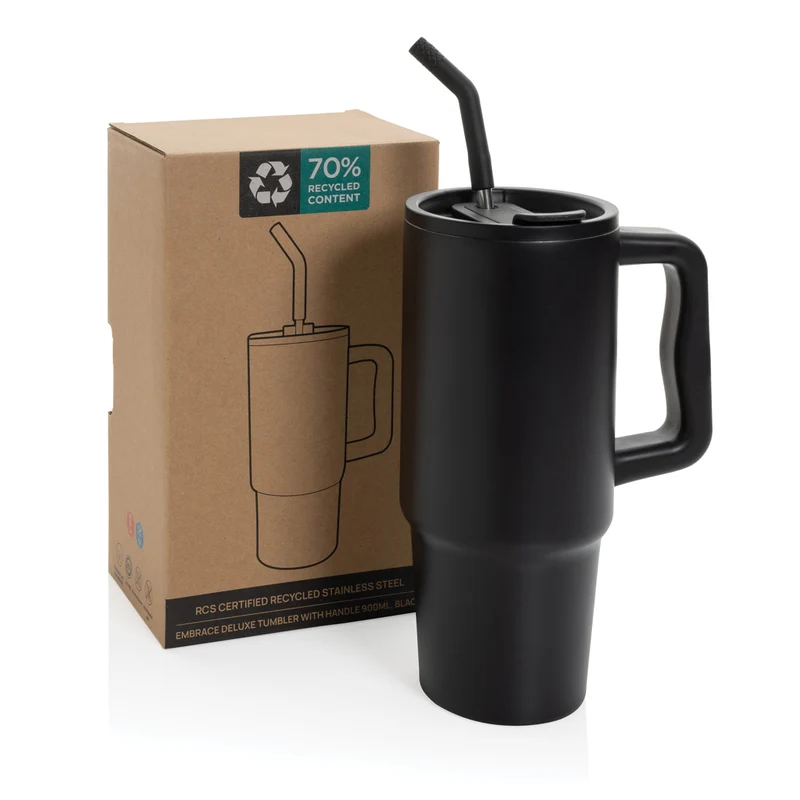 Embrace Deluxe Becher aus RCS recyceltem Edelstahl 900ml