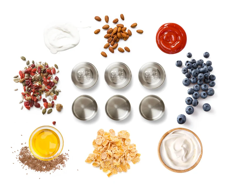 Chutneyboxen Mini 3er-Set, 1,5 Unzen ca. 45 ml