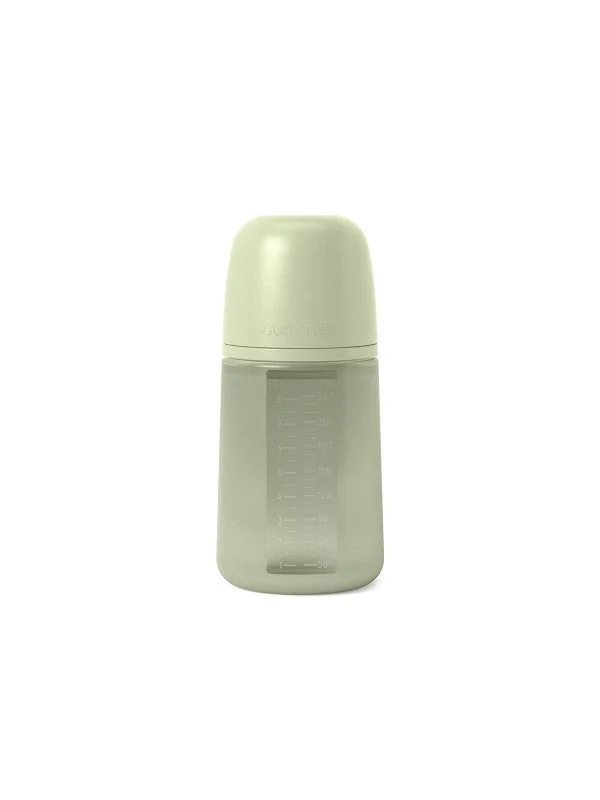 Soft Selection Silikon-Babyflasche 240 ml, mittlerer Durchfluss – (verschiedene Farben)