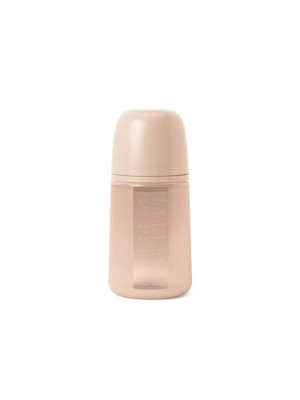 Soft Selection Silikon-Babyflasche 240 ml, mittlerer Durchfluss – (verschiedene Farben)