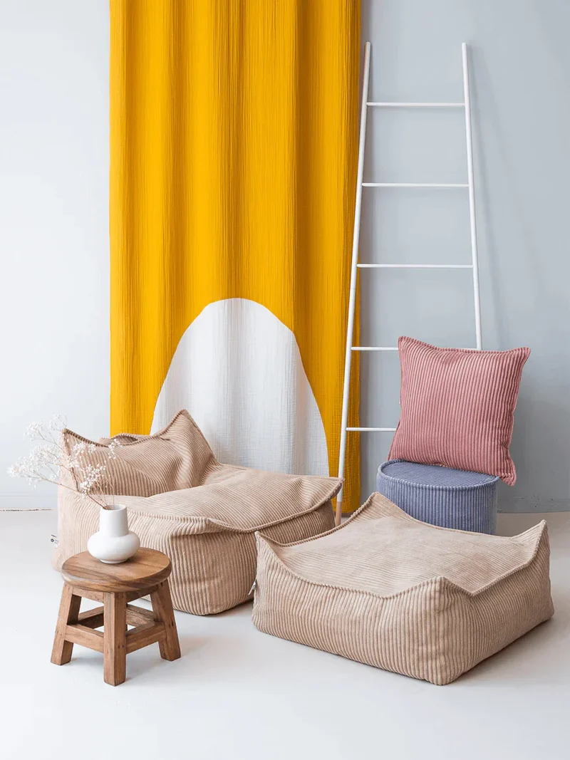 Brown Sugar Pouf Stuhl