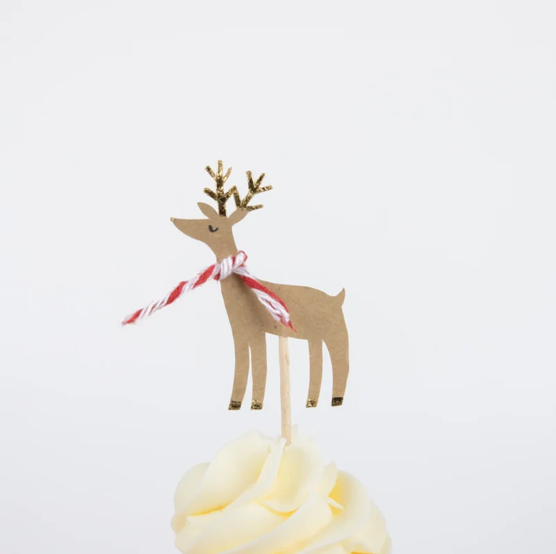 Festliches Haus-Cupcake-Set (x 24 Topper)