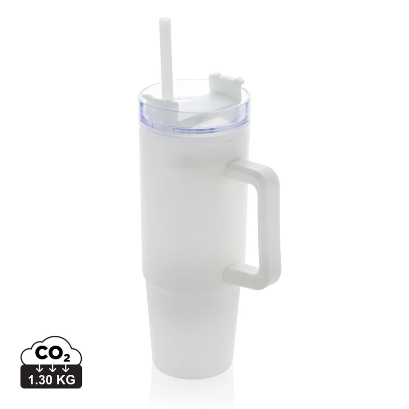 Tana Becher aus RCS recyceltem Kunststoff mit Griff 750ml