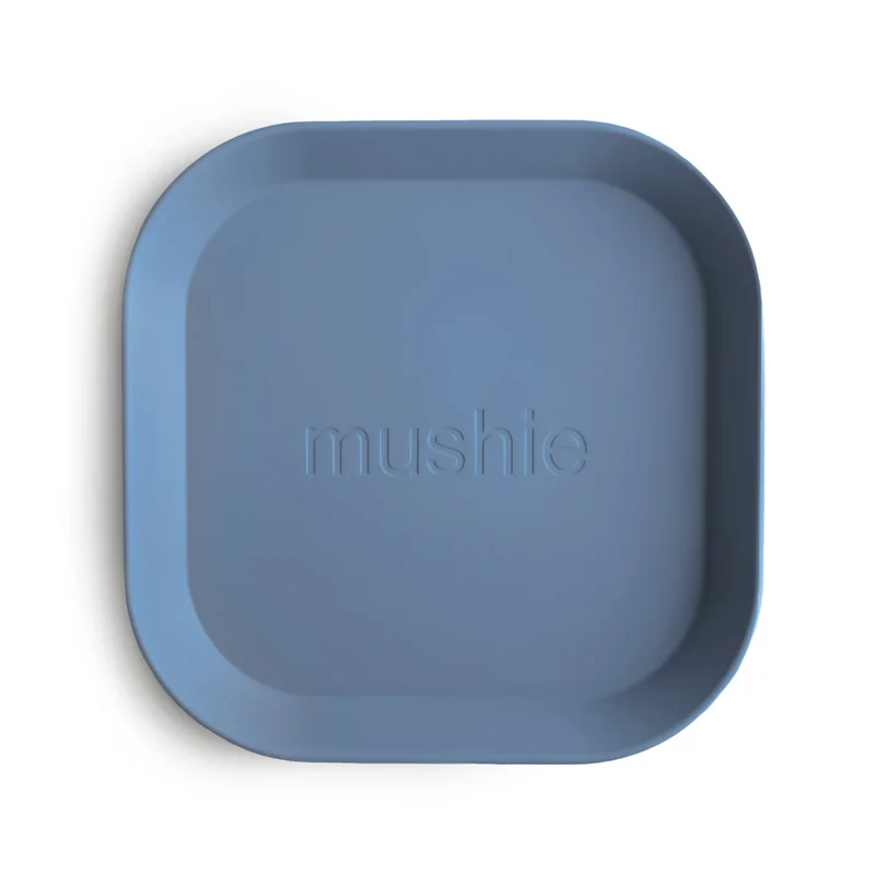 Mushie Teller quadratisch (verschiedene Farben)