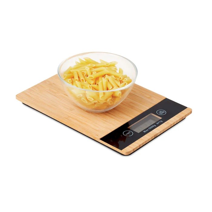 Precise Digitale Küchenwaage Bambus