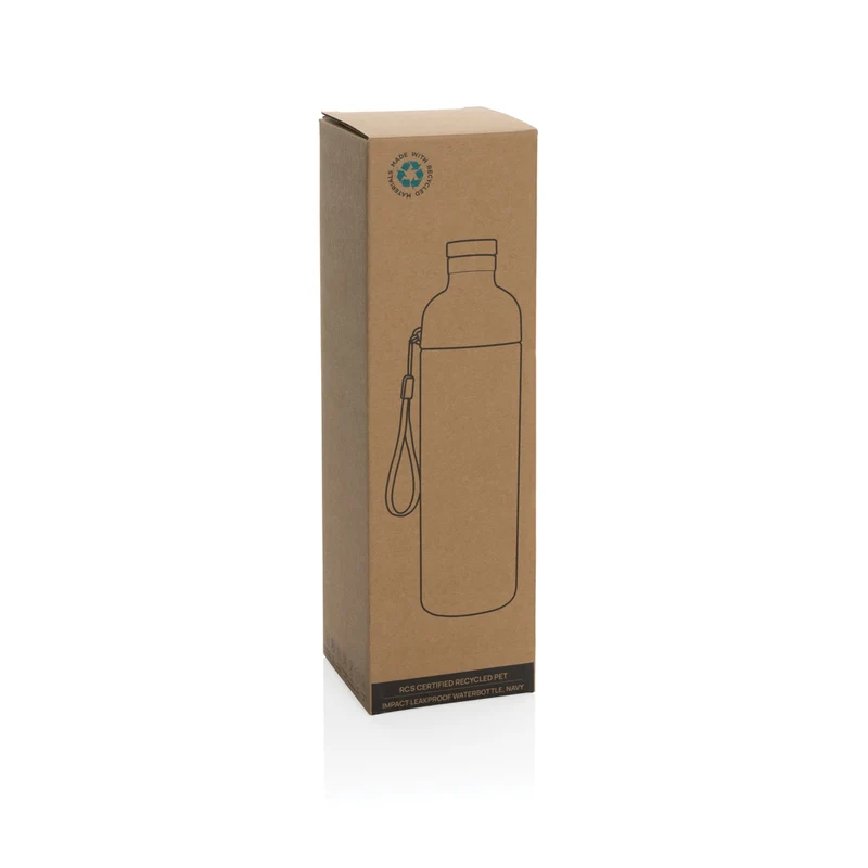 Impact auslaufsichere Wasserflasche aus RCS recyc. PET 600ml