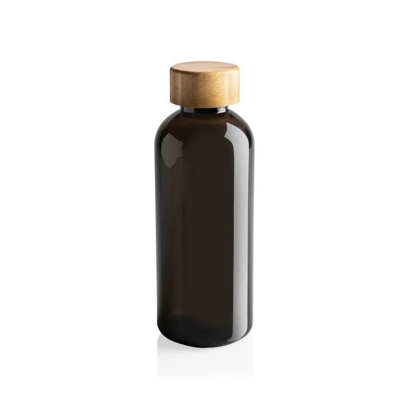 RCS rPET Flasche mit Bambus-Deckel