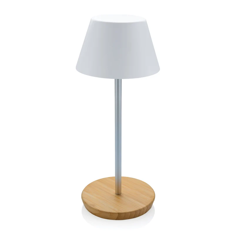 Pure Glow USB-Tischleuchte aus RCS recyceltem Kunststoff