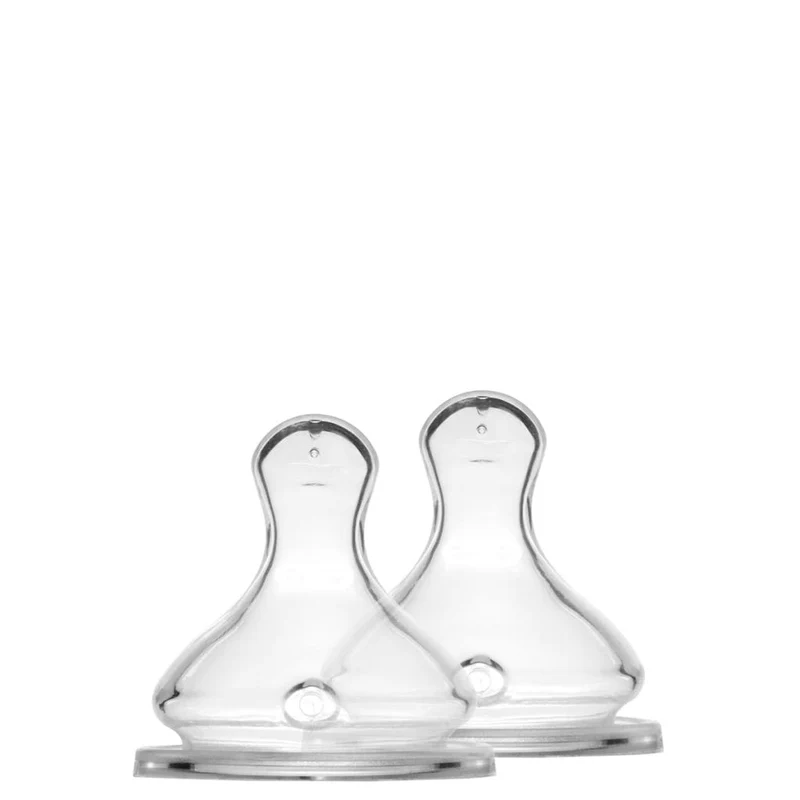 Set mit 2 Schnullern mit langsamem Fluss (S) für Elhée