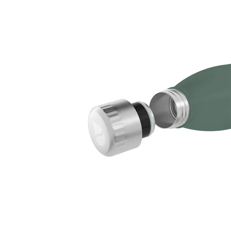 Trinkflasche FLSK mit Becher 0,7l ridge gre To-Go/TmB