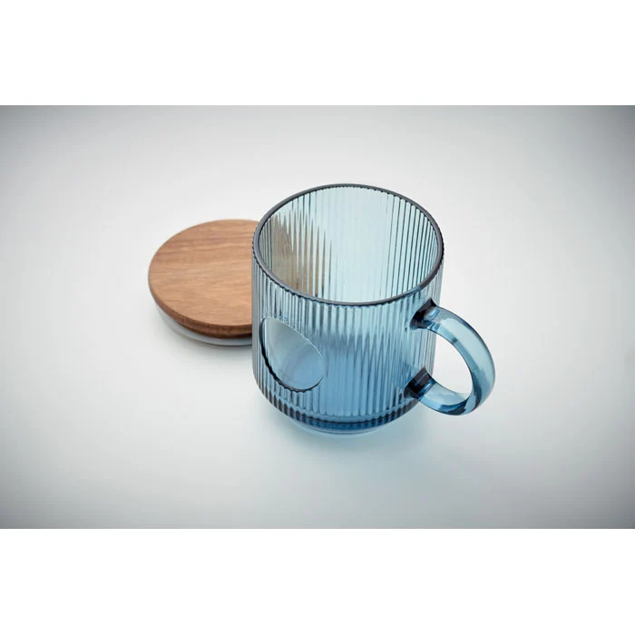 Vitrio Mug Gerippter Glasbecher 300ml