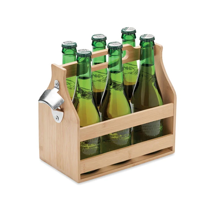Cabas 6 Bierkästen aus Bambus