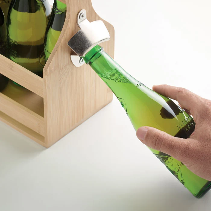Cabas 6 Bierkästen aus Bambus