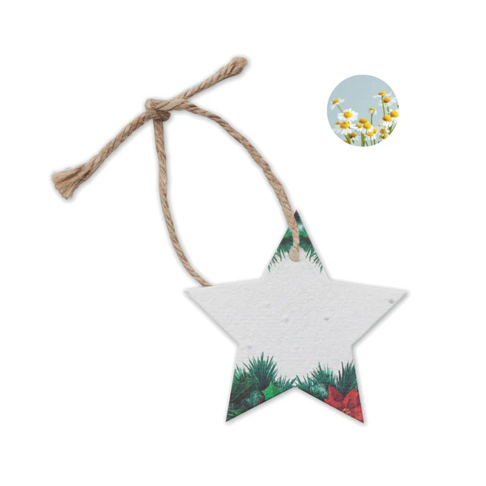 Starseed Weihnachtsschmuck Samenpapier
