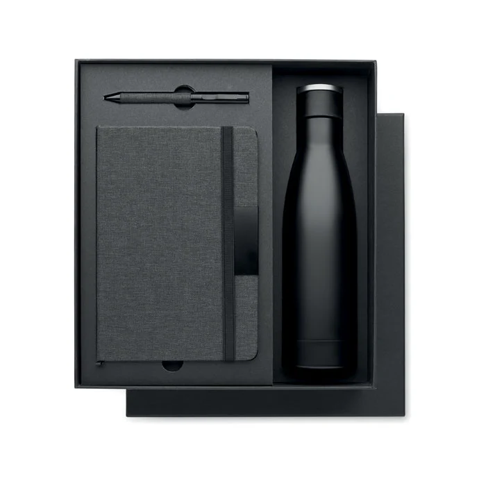 Yokoso Set Notizbuch mit Flasche