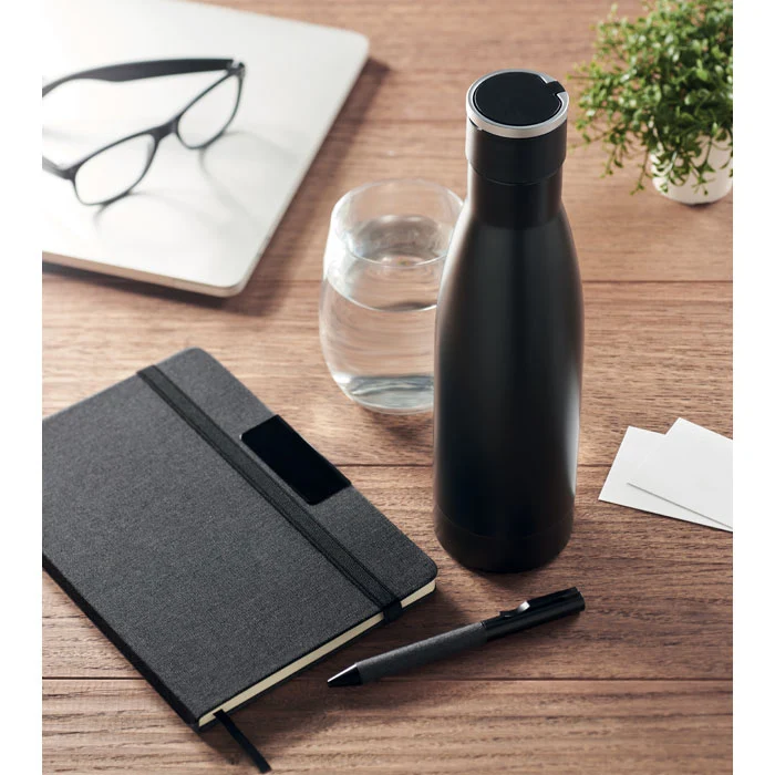 Yokoso Set Notizbuch mit Flasche
