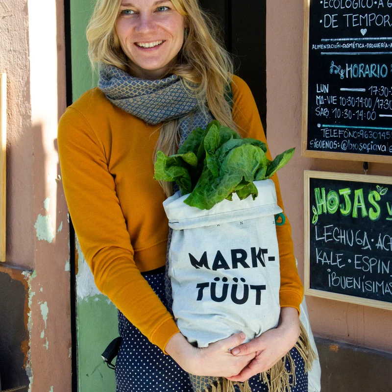 Marktbeutel mit Frische Inlay