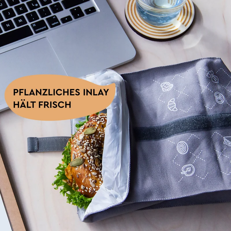 Snackbeutel mit Frische Inlay