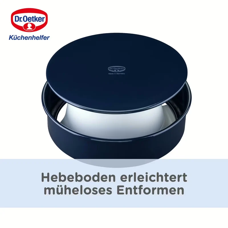 Garantieform 28cm Emaille Back-Liebe Emaille