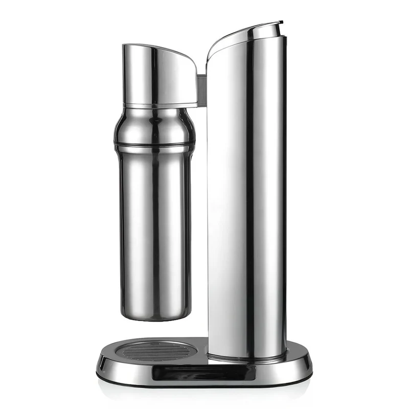 Wassersprudler Bubliq Glas mit Glasflasche Edelstahl