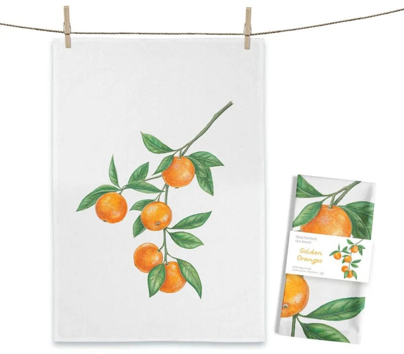Geschirrtuch Golden Oranges