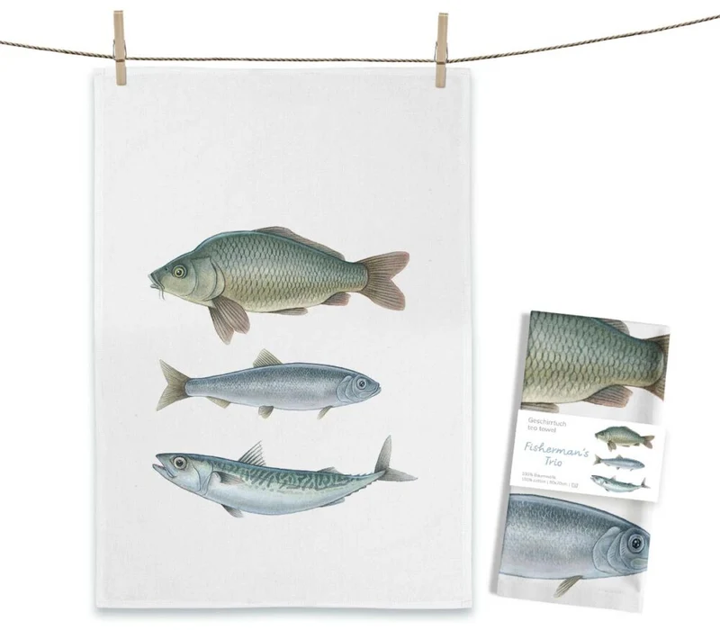 Geschirrtuch Fisherman`s Trio