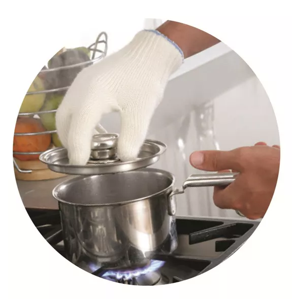 Hitzebeständiger Handschuh beständig bis 500°C