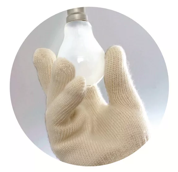 Hitzebeständiger Handschuh beständig bis 500°C