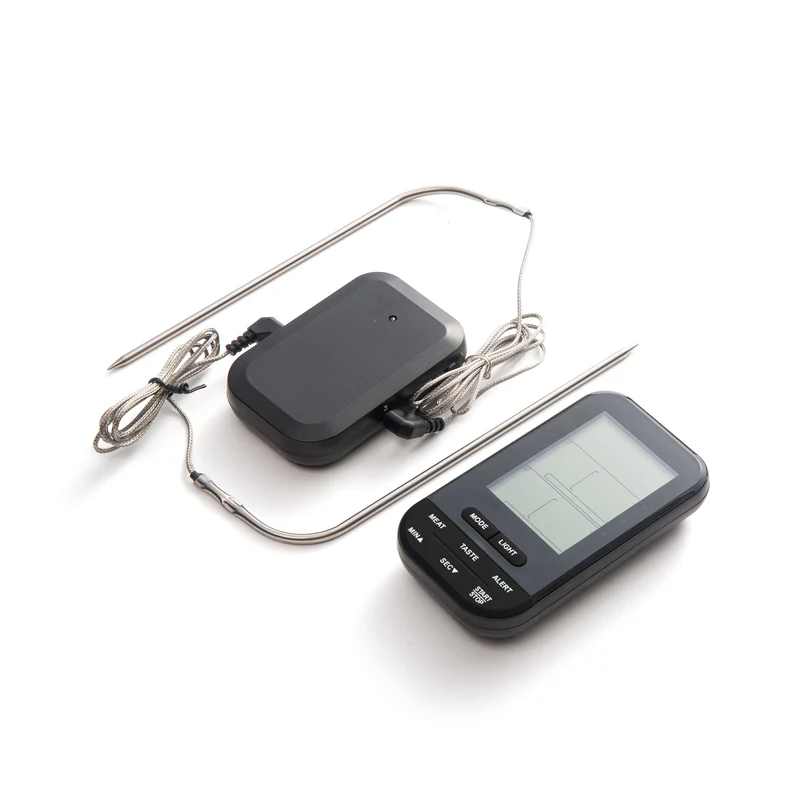 Digitales drahtloses Doppelfühler-BBQ-Thermometer